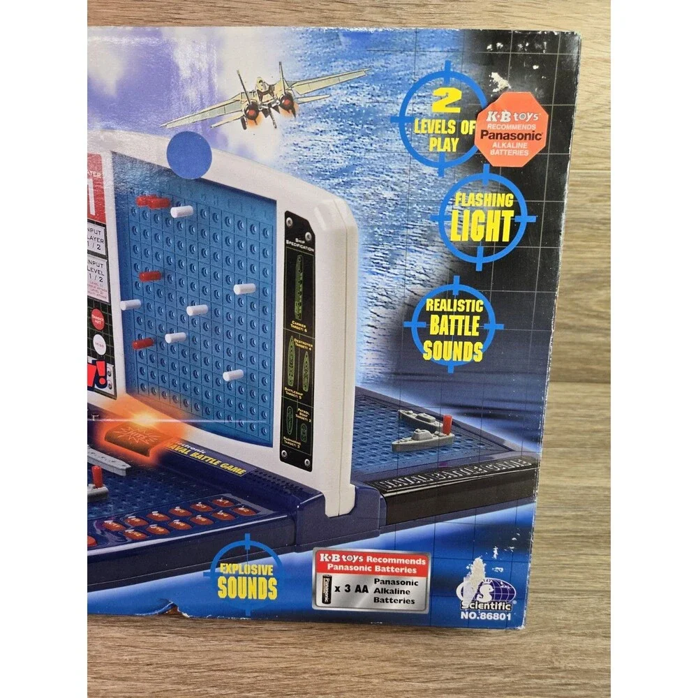 Scientific Games -- Electronic Talking Naval Battle - Strategy Game. NEW - 2002
